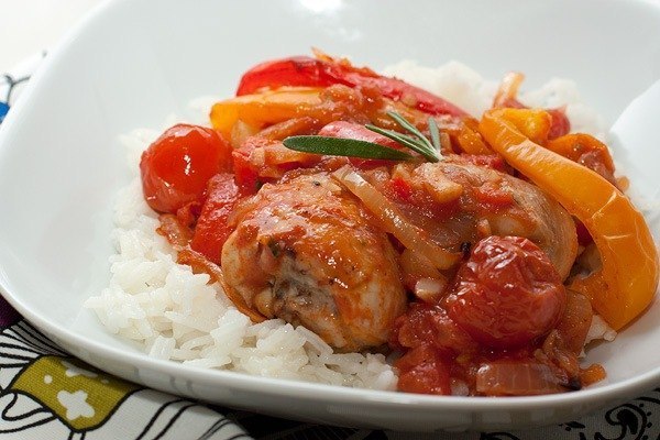 Курица по-креольски Курица по-креольски