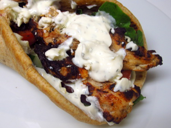 Шаурма из курицы с соусом Тахини Шаурма из курицы с соусом Тахини