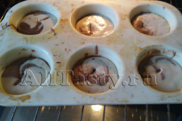 Маффины мраморные Маффины мраморные