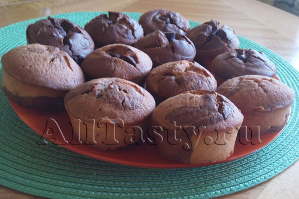 Маффины мраморные Маффины мраморные